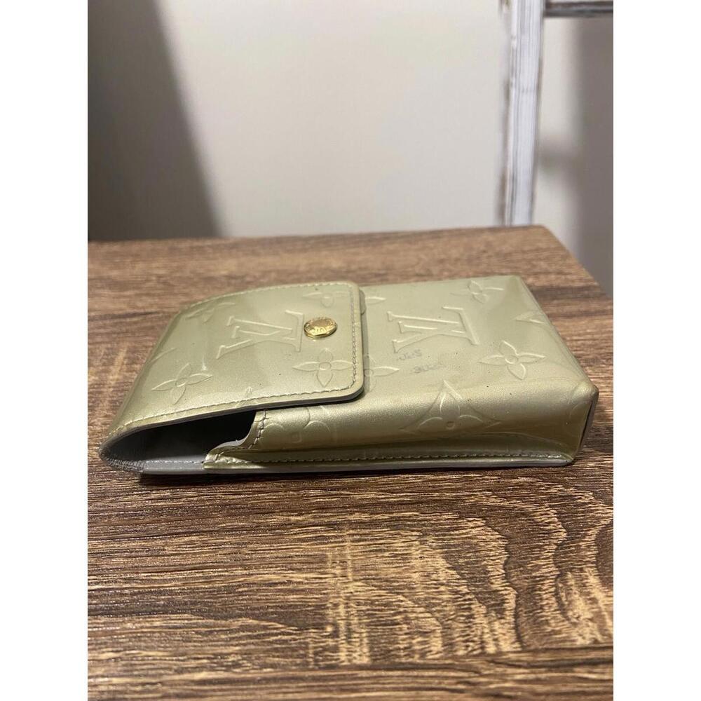 Louis Vuitton Vernis gold patent gray leather cigarette case - Picture 3 of 16